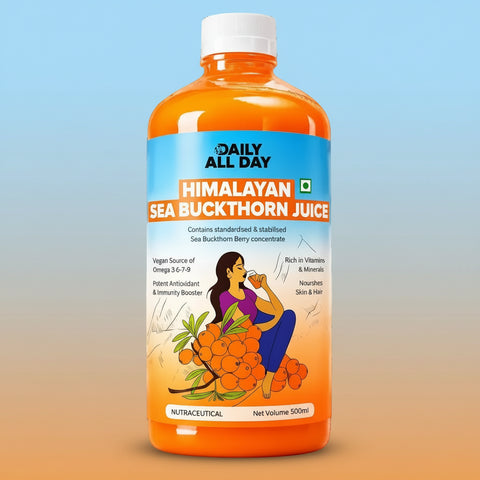 Sea Buckthorn Juice 500Ml - Glowing Skin & Omega 7