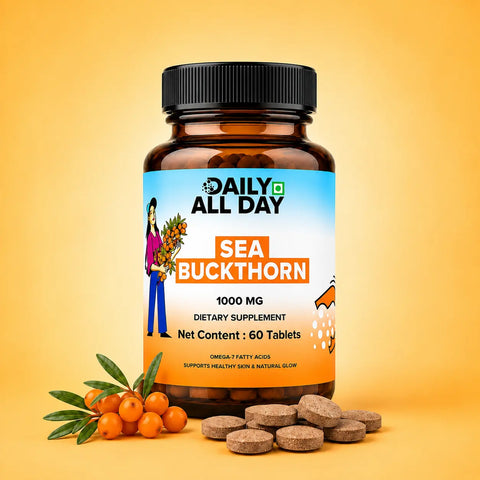 Sea Buckthorn Tablets - Omega-3,6,7 & 9 Daily Wellness & Nutrition
