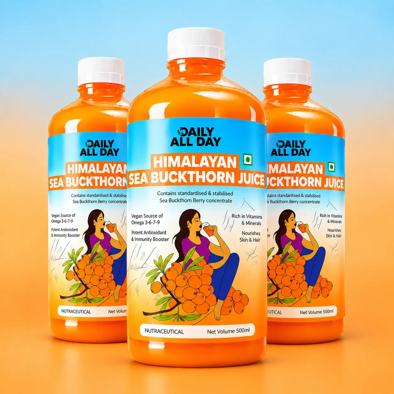 Natural Sea Buckthorn Berry Juice