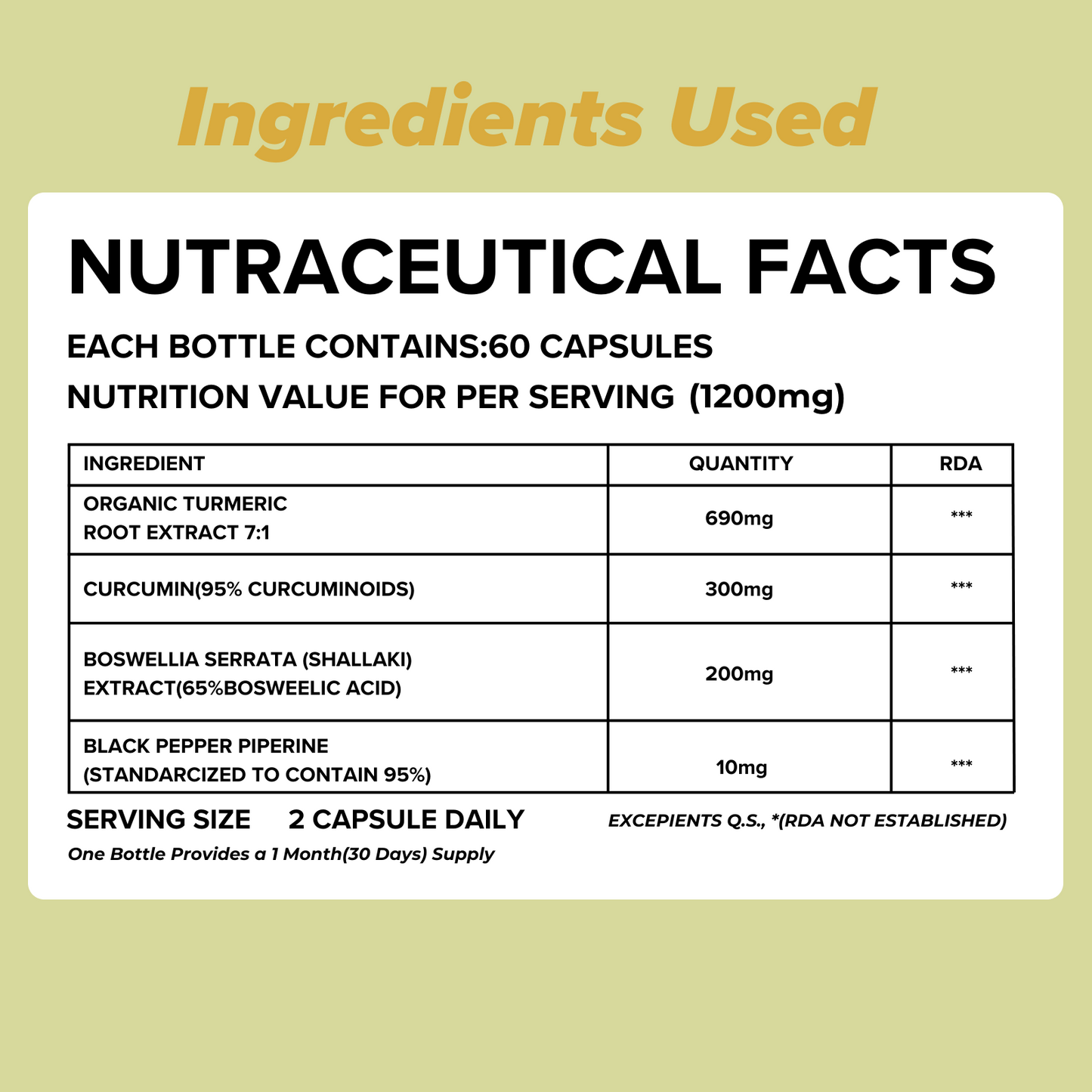 Joint Care- Joint Support Supplement