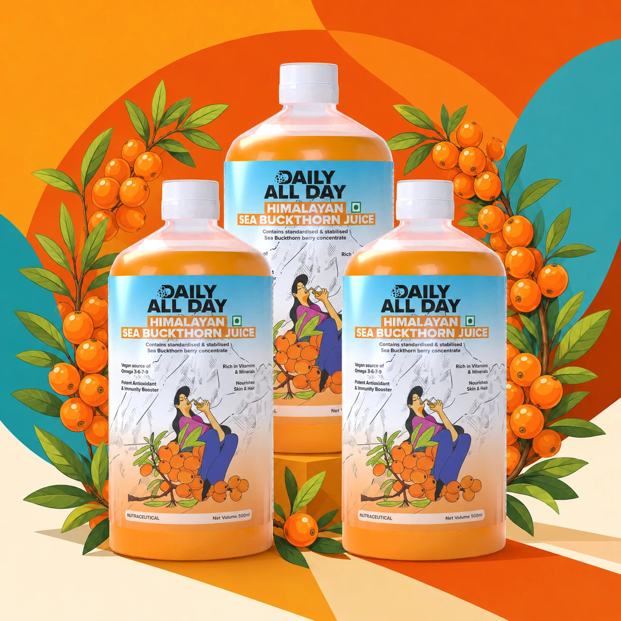 Sea Buckthorn Juice- Glowing Skin & Omega 7