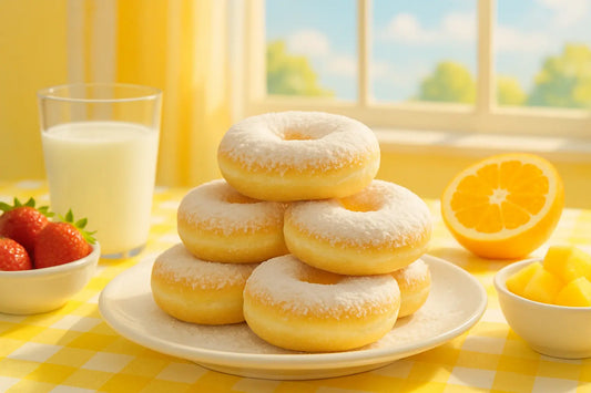 powdered-donuts-sugary-breakfast-donettes