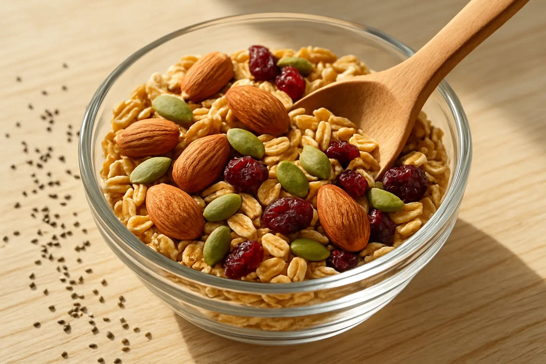 high-protein-snacks-healthy-granola-trail-mix