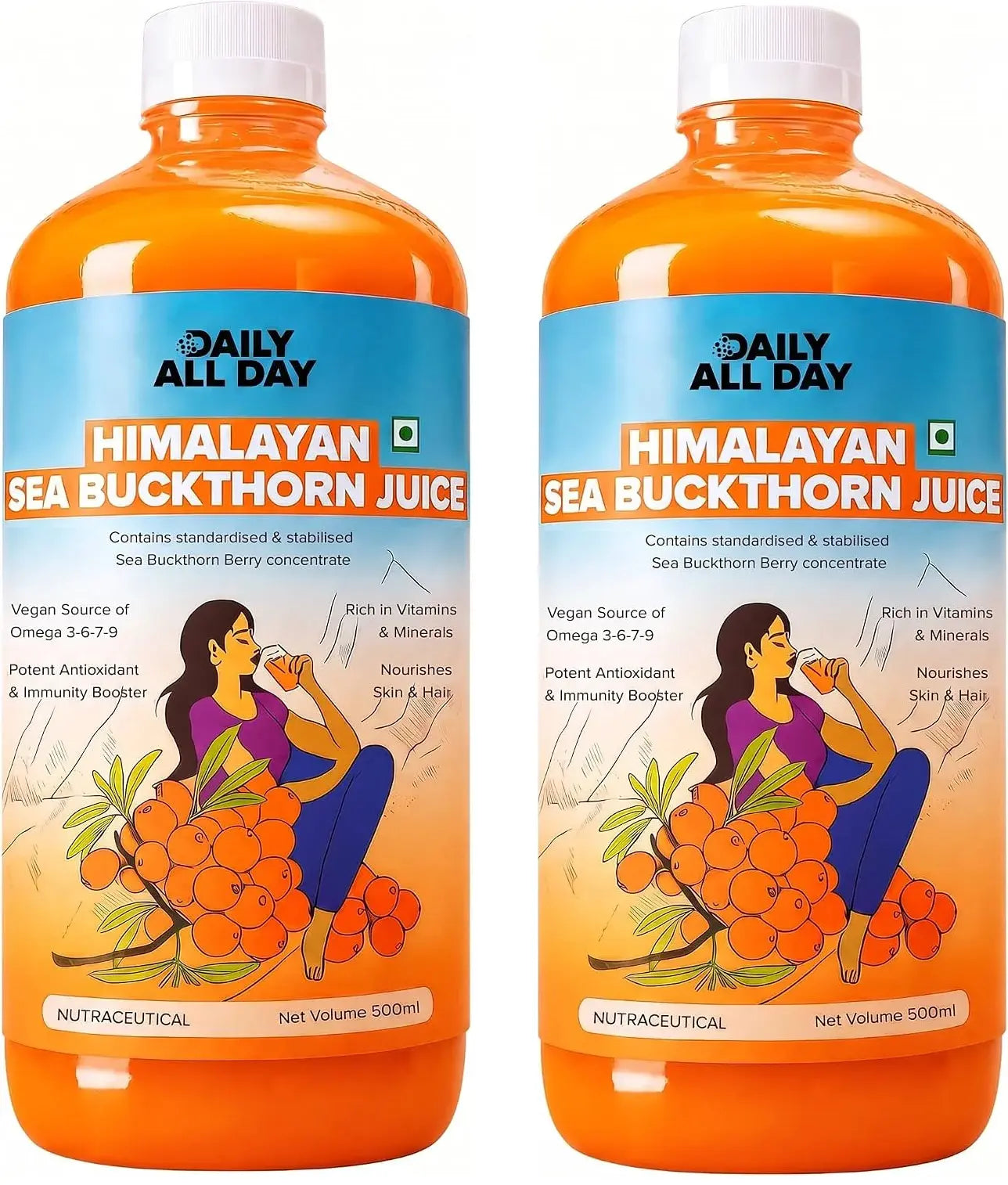Sea Buckthorn Juice - Glowing Skin & Omega 7