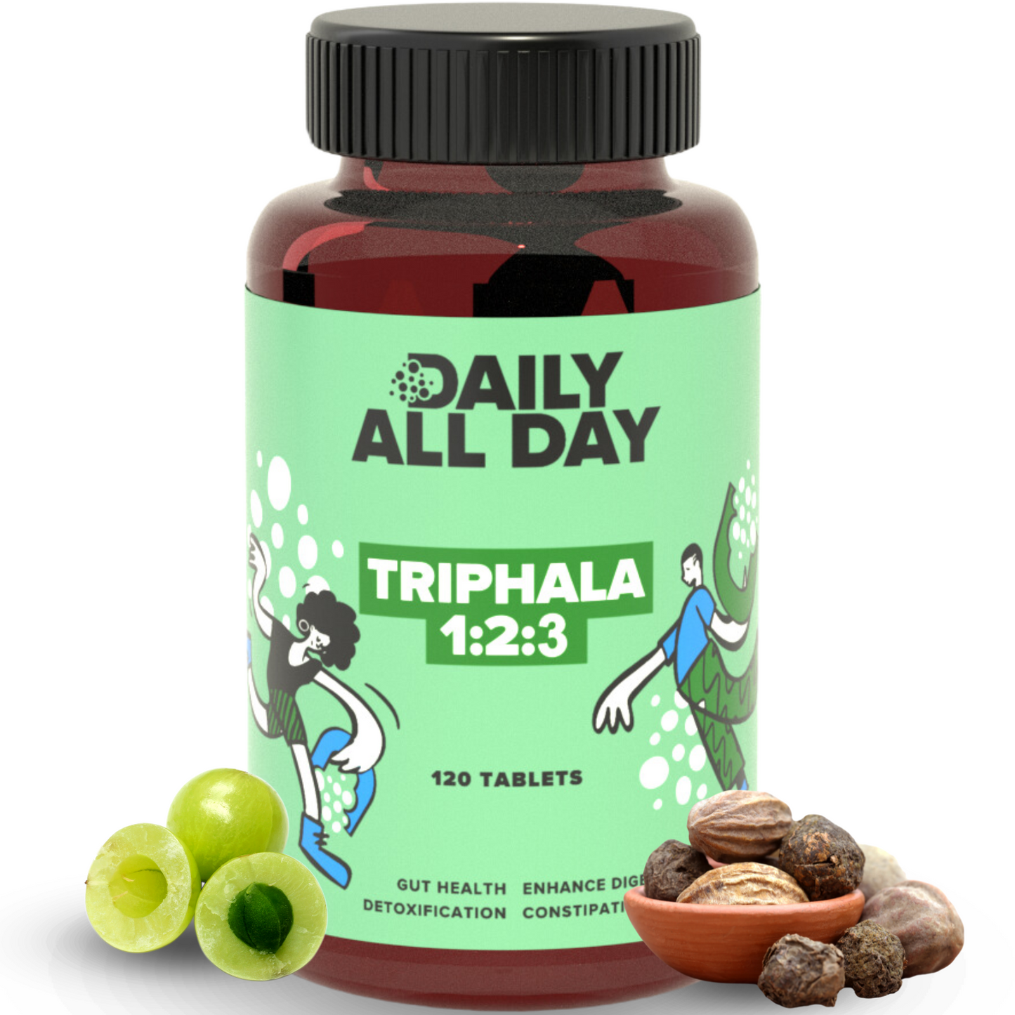 triphala for human digestive system by daily all day