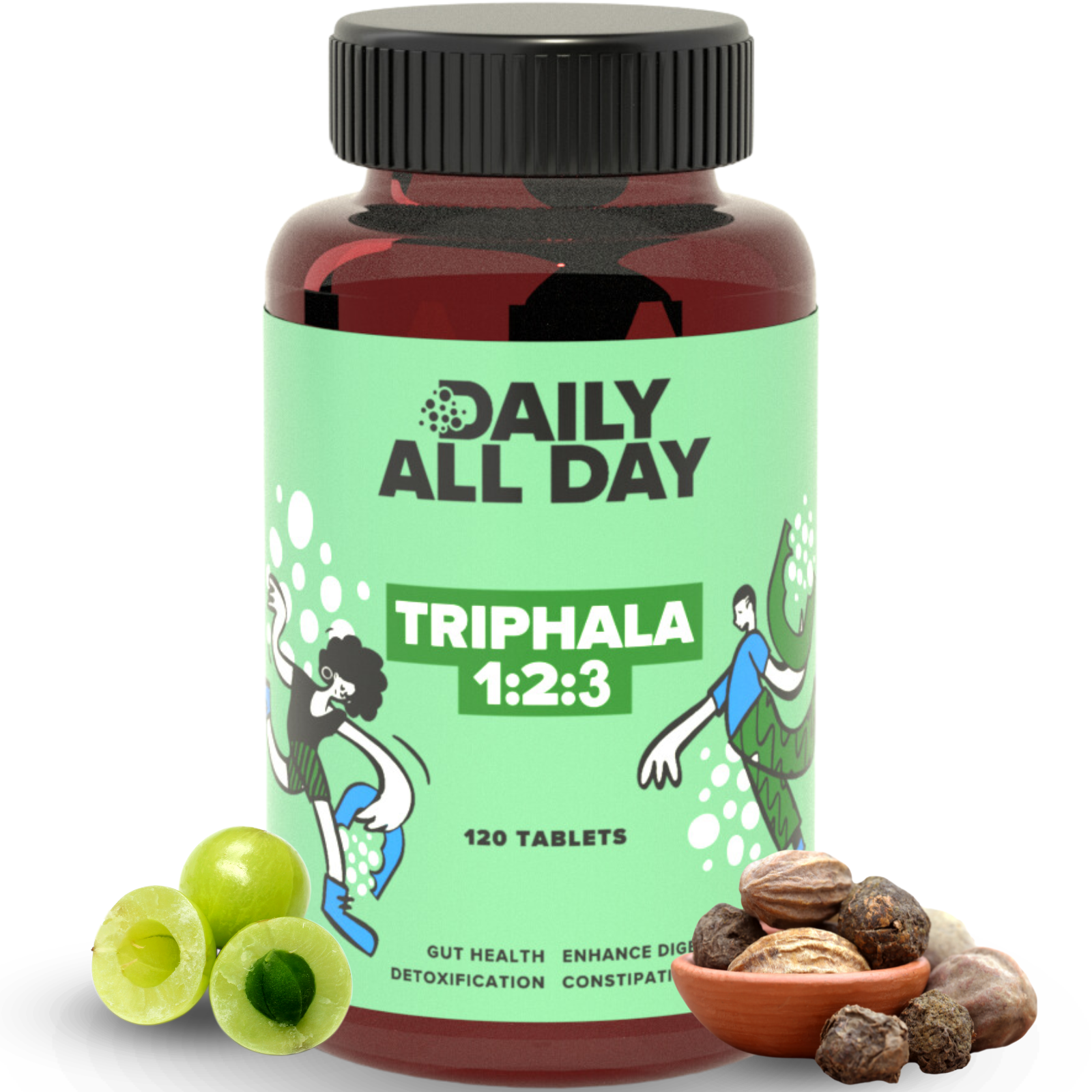 triphala for human digestive system by daily all day