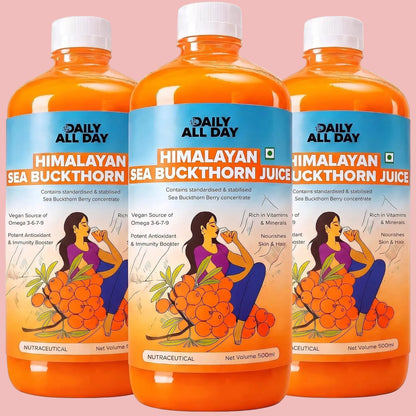 Sea Buckthorn Juice 500Ml - Glowing Skin & Omega 7