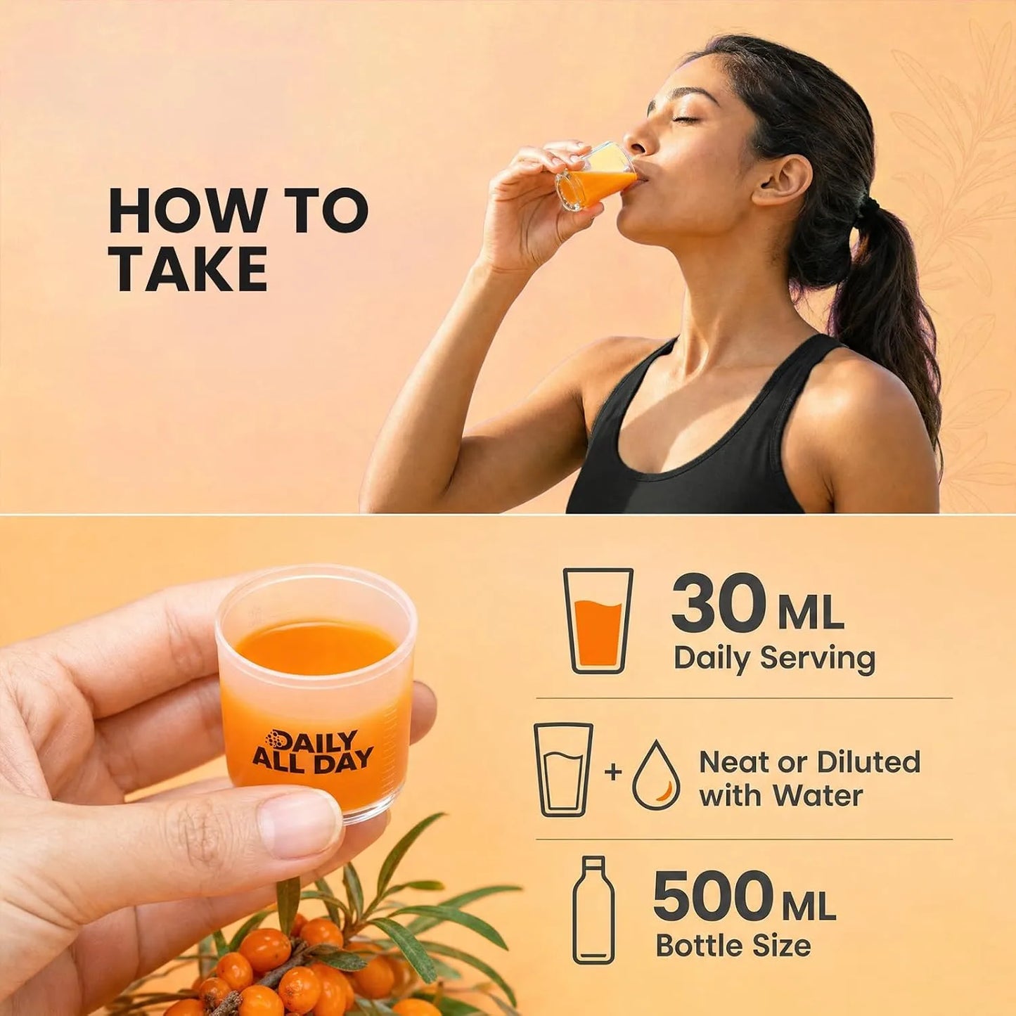 Sea Buckthorn Juice - Glowing Skin & Omega 7