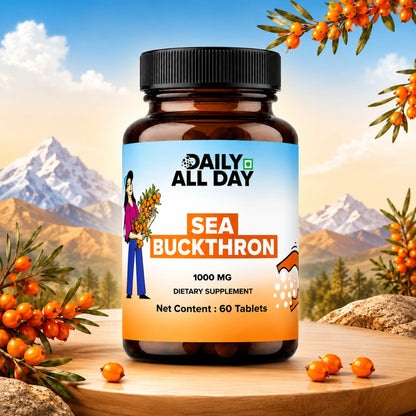 Sea Buckthorn Tablets - Omega-3,6,7 & 9 Daily Wellness & Nutrition