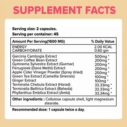 Apple Cider Vinegar & Garcinia Cambogia - Weight Management