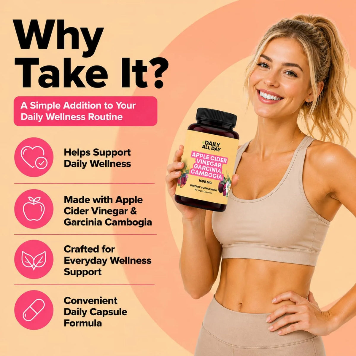 Apple Cider Vinegar & Garcinia Cambogia - Weight Management