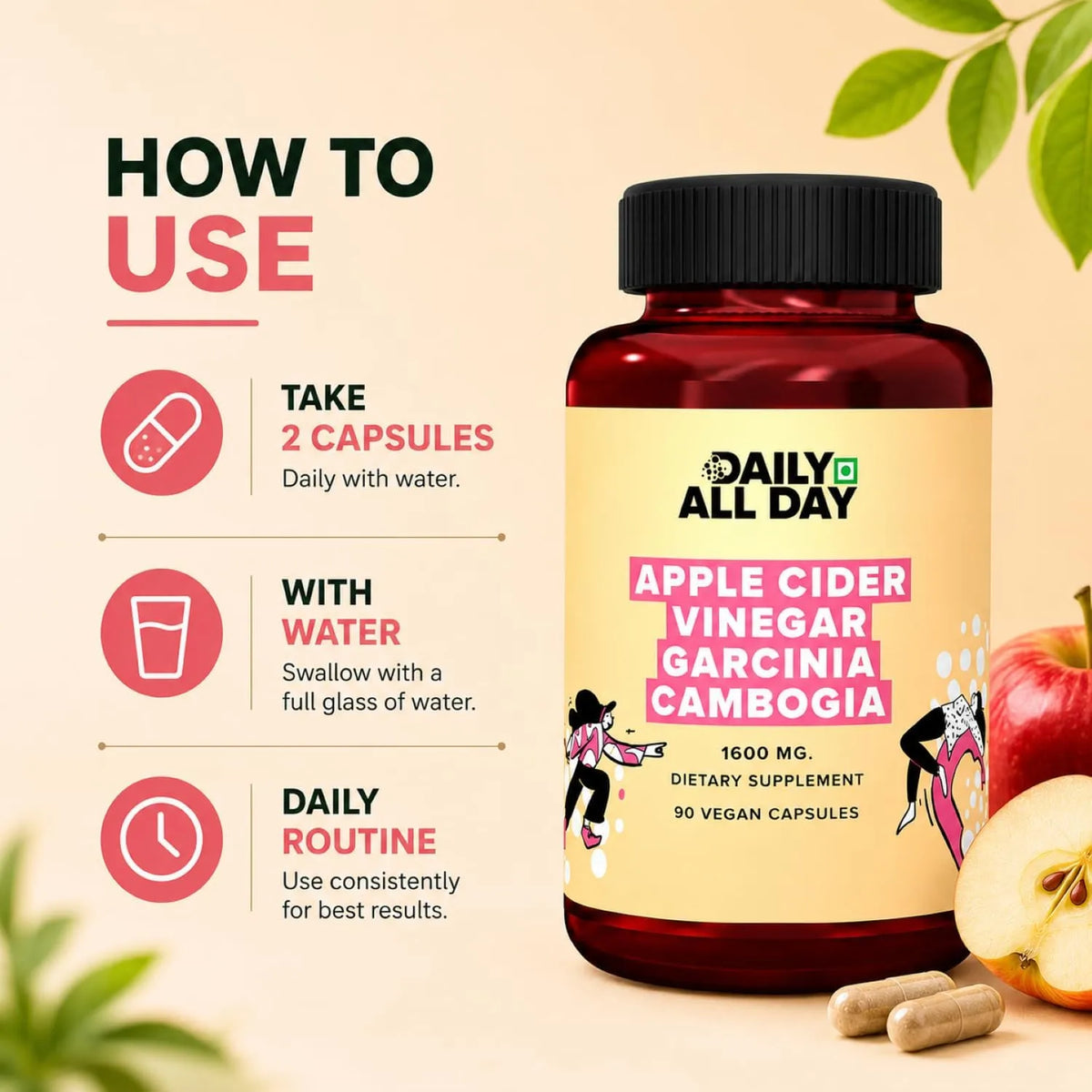 Apple Cider Vinegar & Garcinia Cambogia - Weight Management