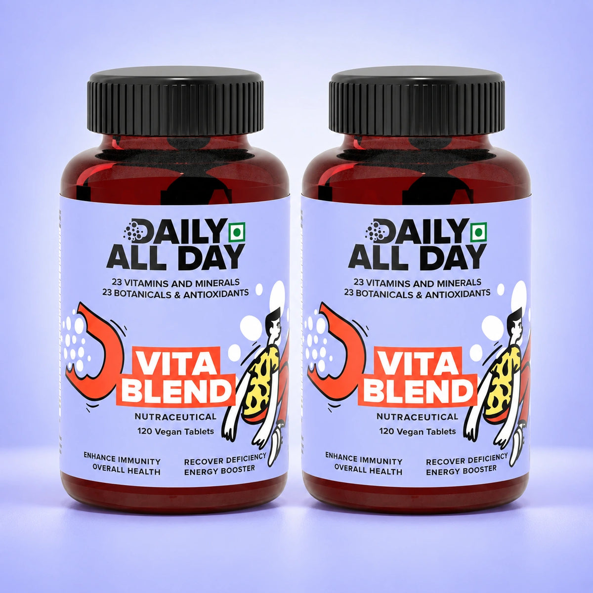 Multivitamin for women and men - 2 bottle pack