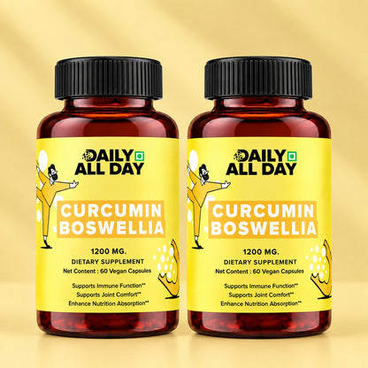Turmeric curcumin supplement - 2 bottle pack