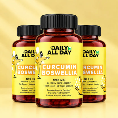 Turmeric and boswellia supplement - 3 bottle pack