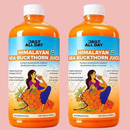 Sea Buckthorn Juice 500Ml - Glowing Skin & Omega 7