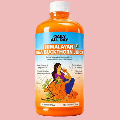 Sea Buckthorn Juice 500Ml - Glowing Skin & Omega 7