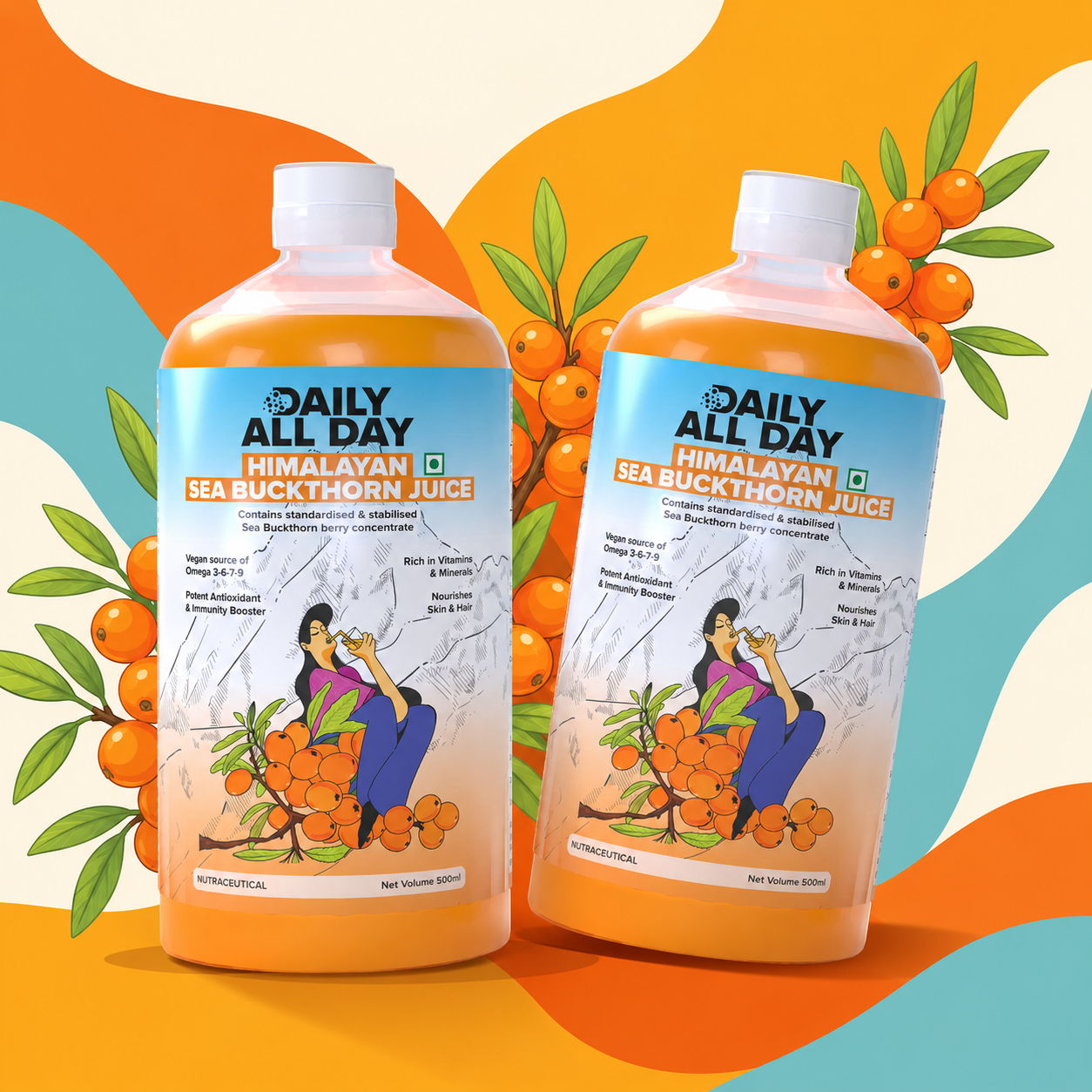 Sea Buckthorn Juice- Glowing Skin & Omega 7