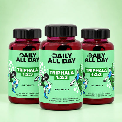 Ayurvedic triphala supplement - 3 bottle pack