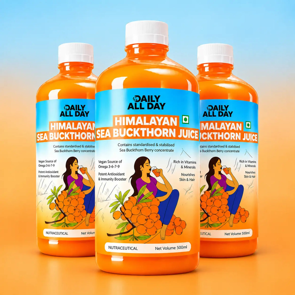 Natural Sea Buckthorn Berry Juice