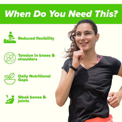 Joint supplements for flexibility, knee and shoulder comfort and daily nutrition