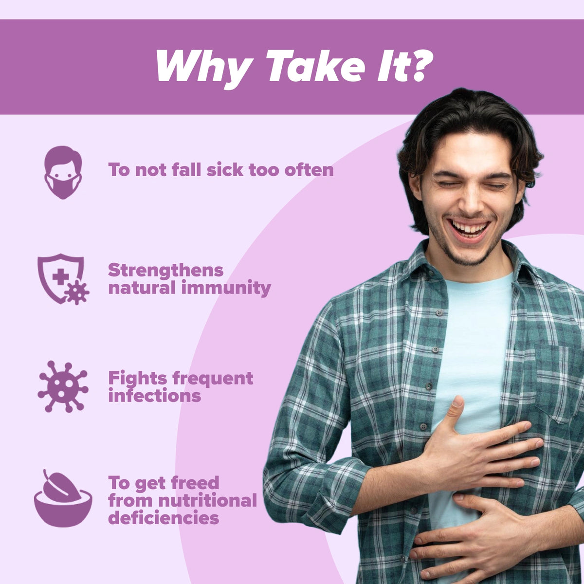 Immune booster benefits - daily immune support and nutrition