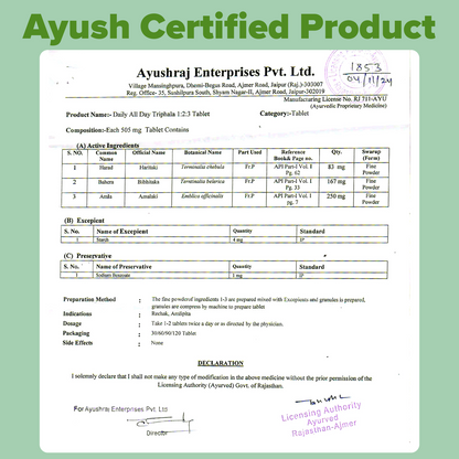 Triphala 1:2:3- Herbal Digestive